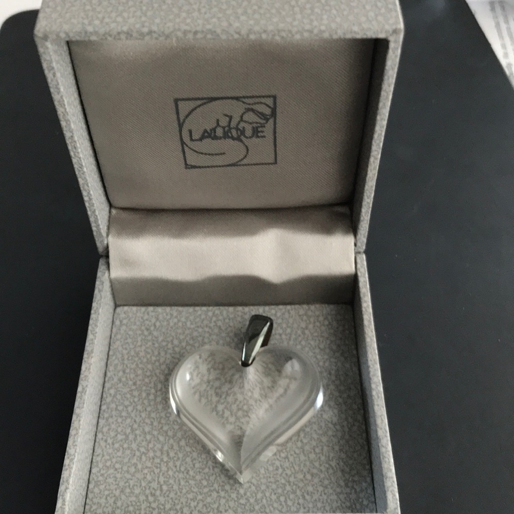 Lalique Heart Pendant
